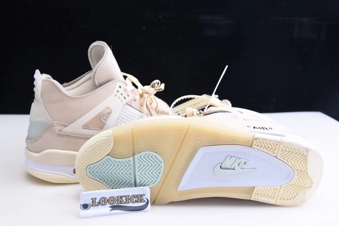 HYPE Sail Off-White Jordan 4 x CV9388-100 Air 0807